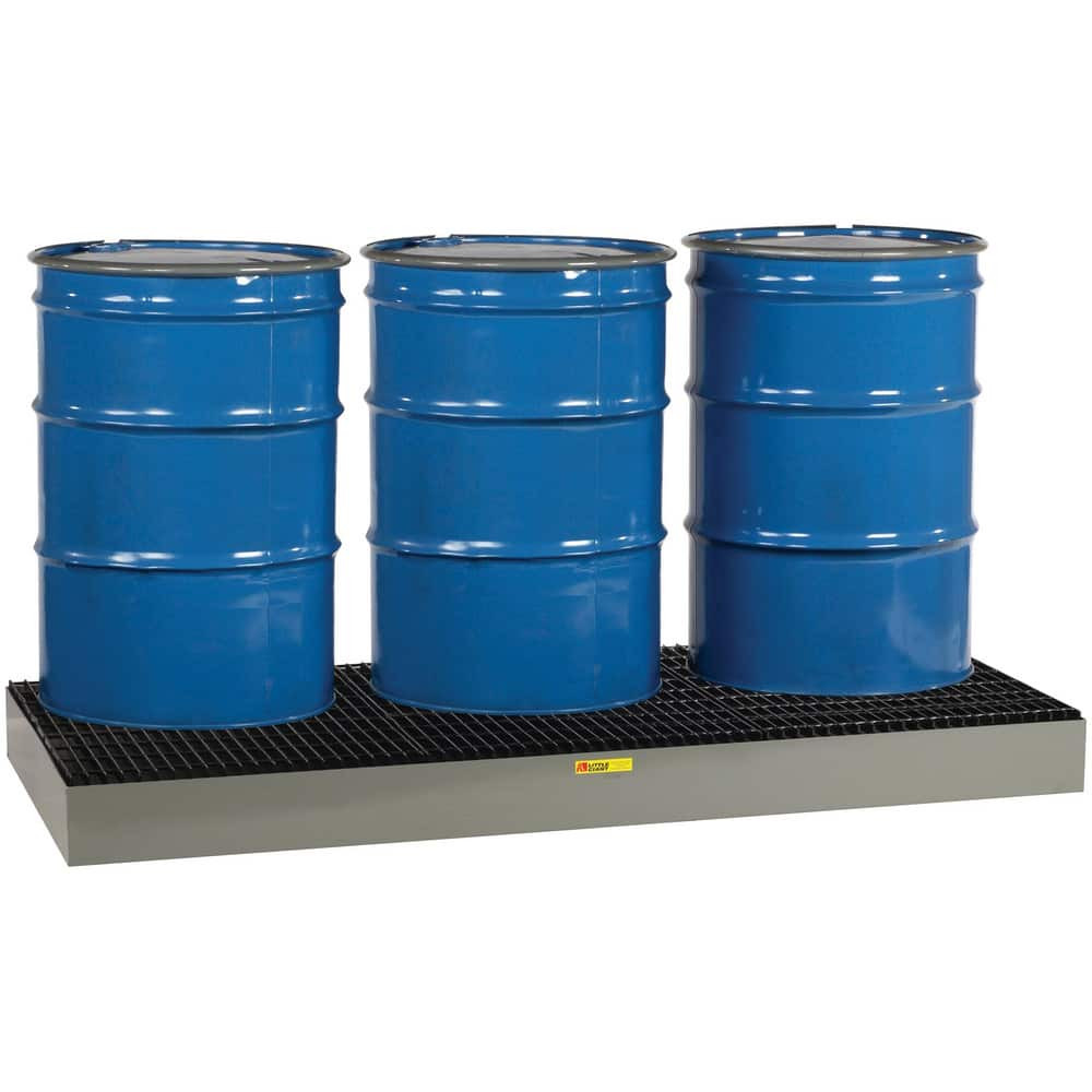 Little Giant. SSB-3278 Spill Pallets, Platforms, Sumps & Basins; Product Type: Spill Control Pallet ; Sump Capacity (Gal.): 66.00 ; Maximum Load Capacity: 4500.00 ; Material: Steel ; Height (Decimal Inch): 6.500000 ; Drain Included: Yes