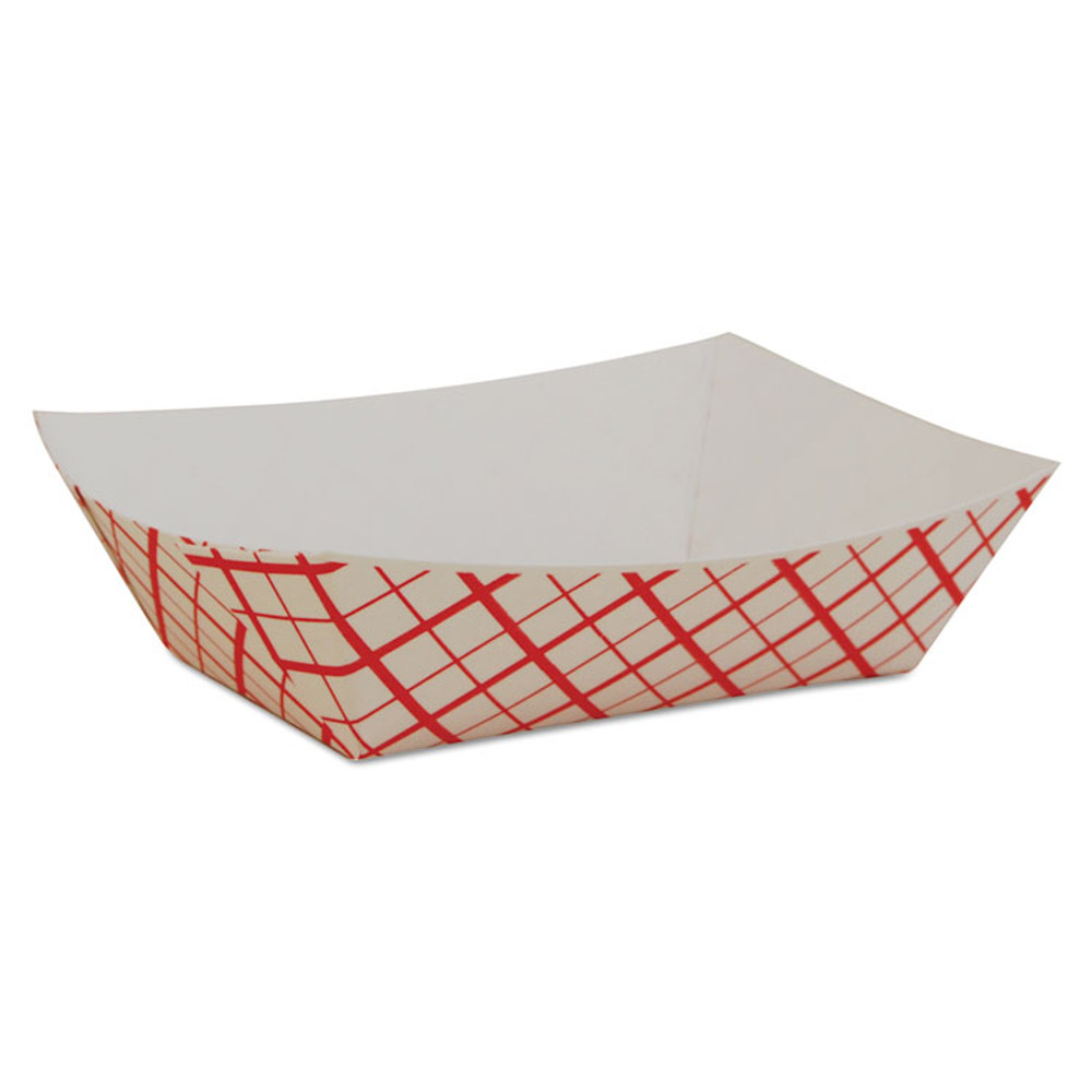 SOUTHERN CHAMPION TRAY SCT® 0409 Paper Food Baskets, 0.5 lb Capacity, 4.58 x 3.2 x 1.25, Red/White, Paper, 1,000/Carton
