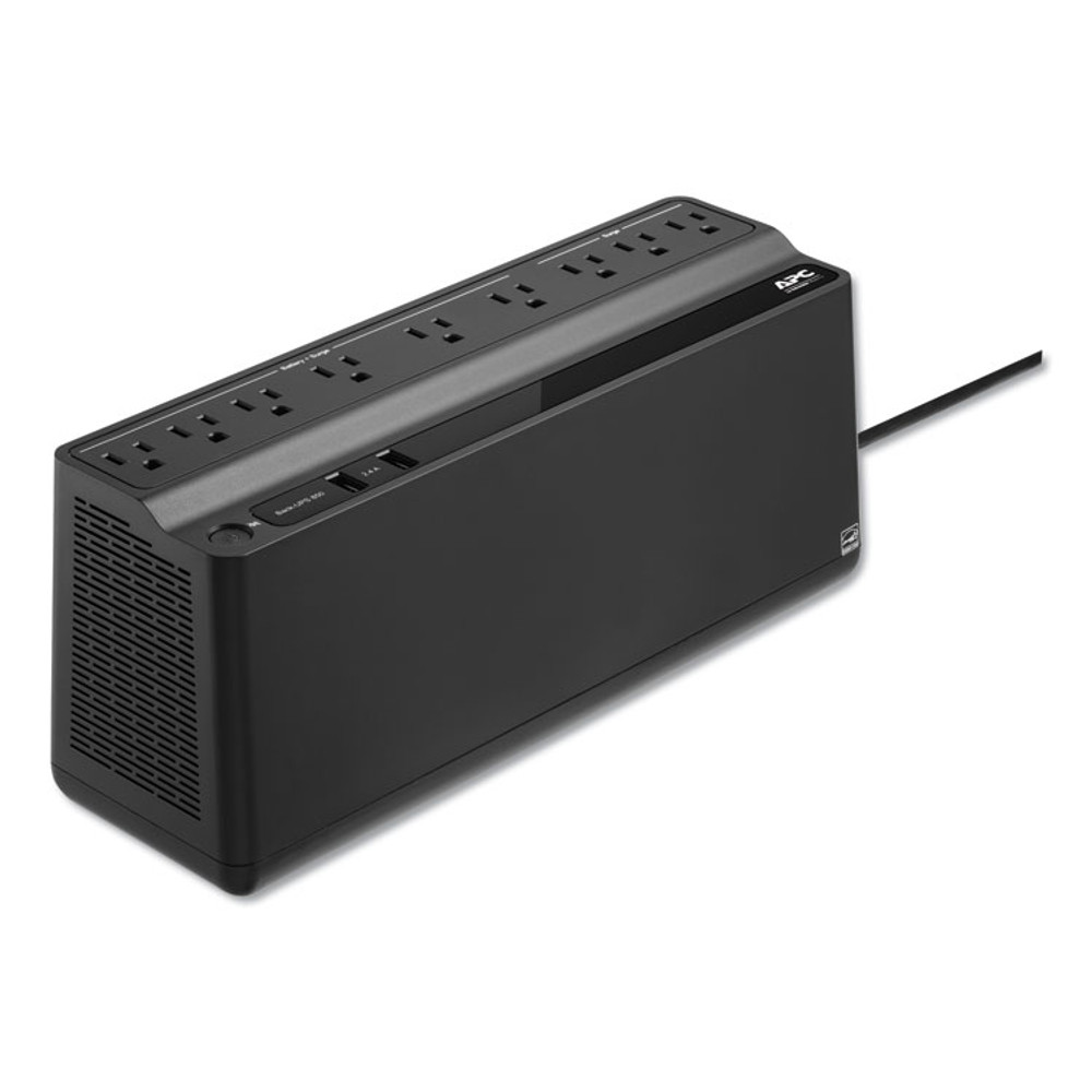 AMERICAN POWER CONVERSION APC® BE850G2 Smart-UPS 850 VA Battery Backup System, 9 Outlets, 120 VA, 354 J