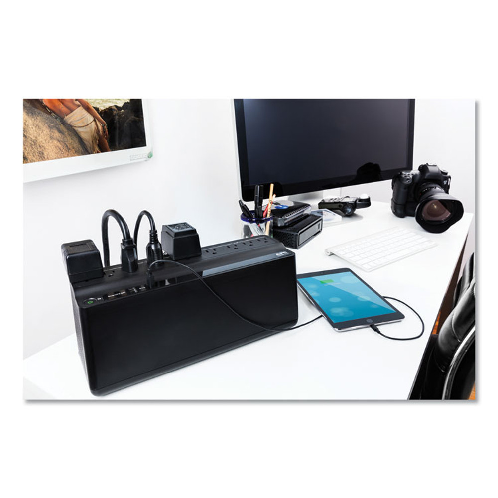 AMERICAN POWER CONVERSION APC® BE850G2 Smart-UPS 850 VA Battery Backup System, 9 Outlets, 120 VA, 354 J