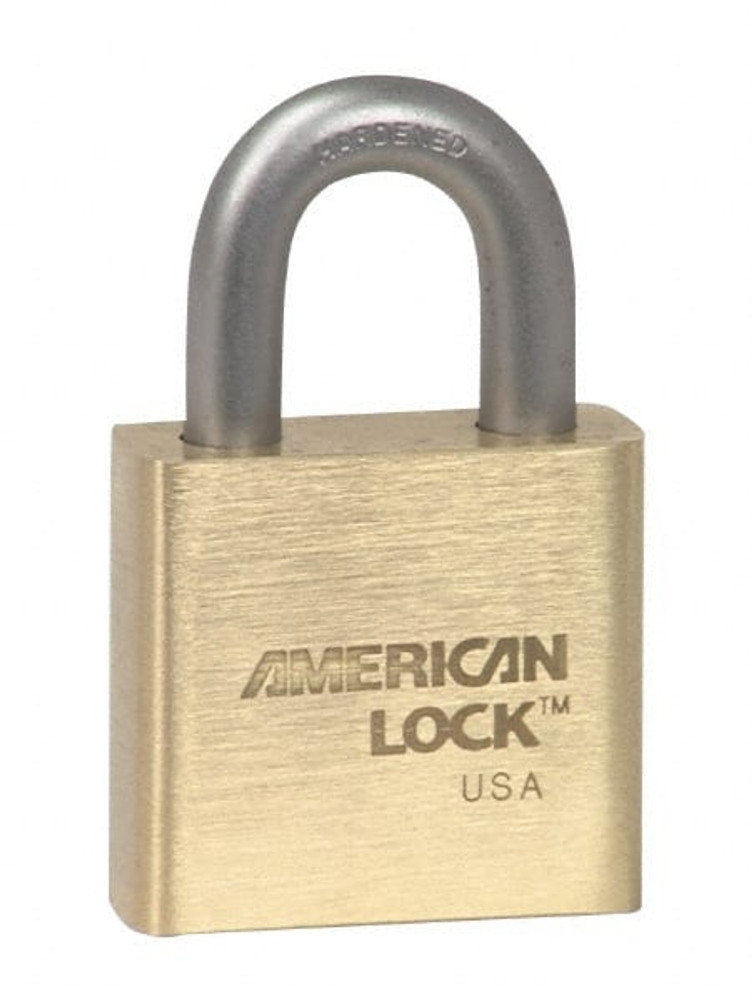American Lock A5570KA-42248 Padlock: Brass & Steel, Keyed Alike, 2" Wide
