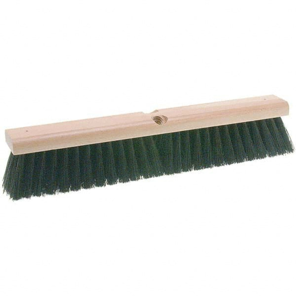 Osborn 0008122200 Push Broom: 24" Wide, Polypropylene Bristle