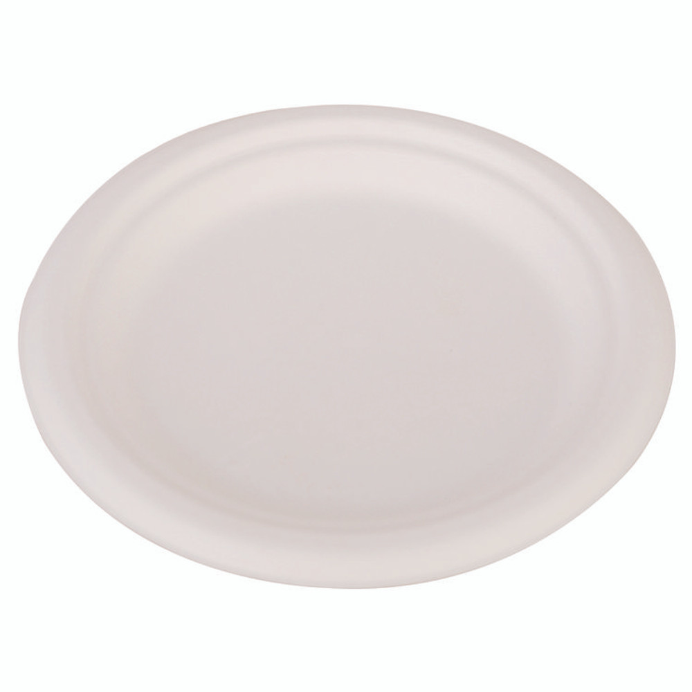 SOUTHERN CHAMPION TRAY SCT® 18110 ChampWare Heavyweight Bagasse Dinnerware, Plate, Sugarcane, 6", White, 1,000/Carton