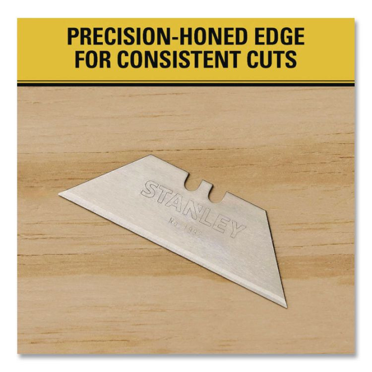 STANLEY BOSTITCH 11-921A Wall Mount Utility Knife Blade Dispenser with Blades, 100/Pack
