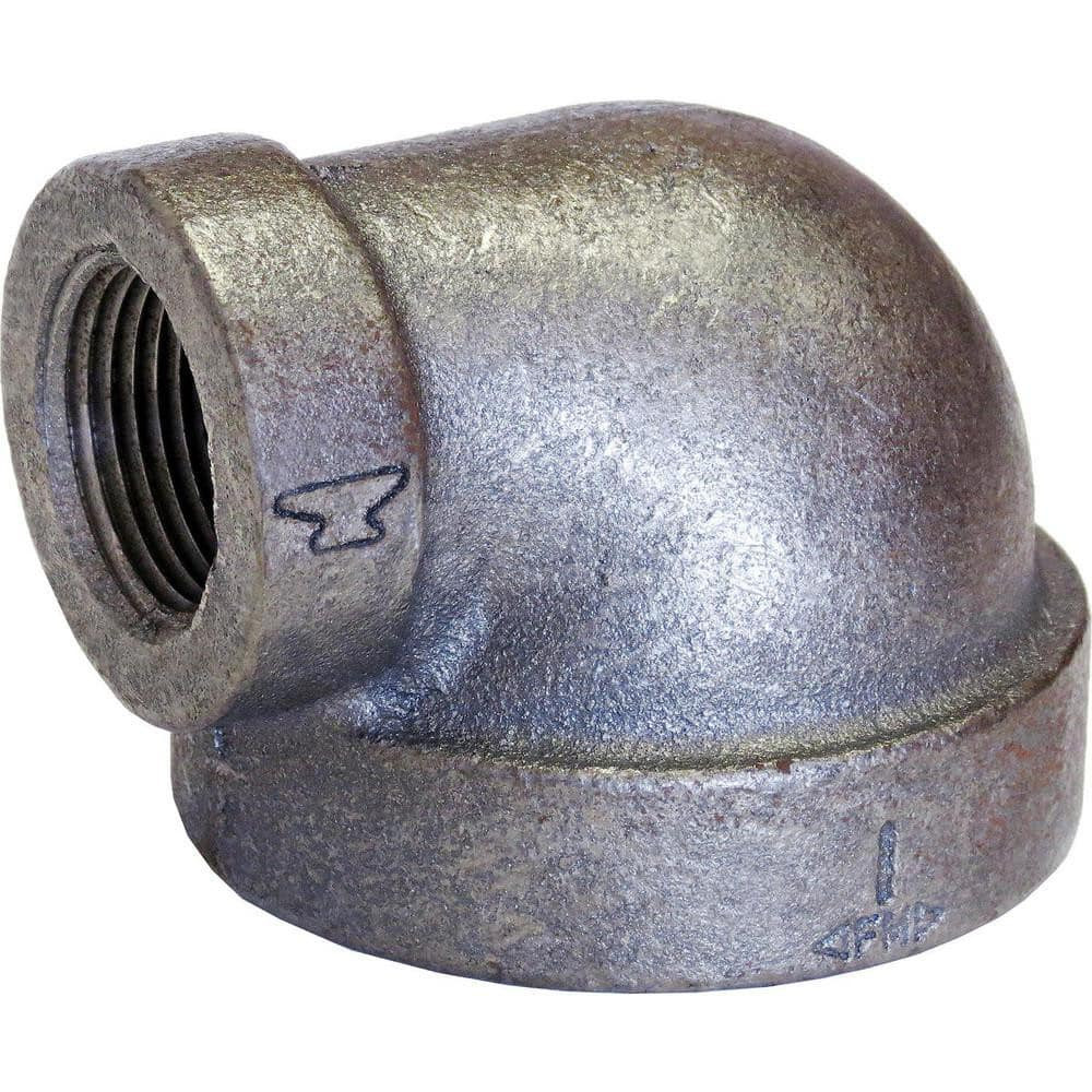 Anvil 0300013208 Black 90 ° Elbow: 1-1/4 x 1/2", 125 psi, Threaded