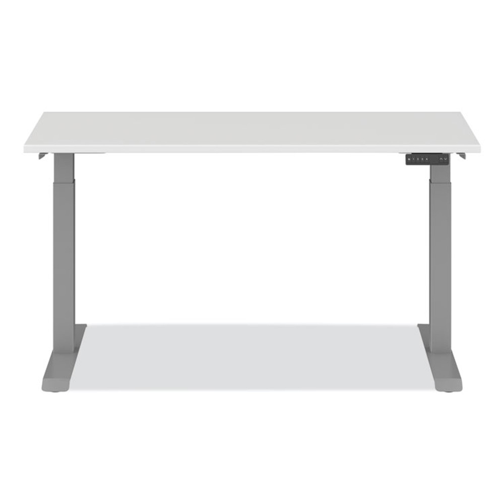 ALERA HT3SAGBD AdaptivErgo Sit-Stand Three-Stage Electric Height-Adjustable Table with Memory Controls, 60” x 24” x 30" to 49", White