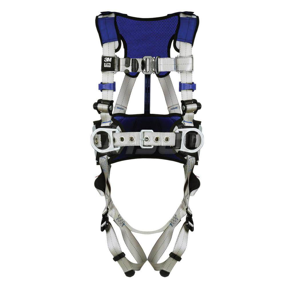 DBI-SALA 7012817531 Fall Protection Harnesses: 420 Lb, Construction Style, Size Large, For Construction & Positioning, Back & Hips