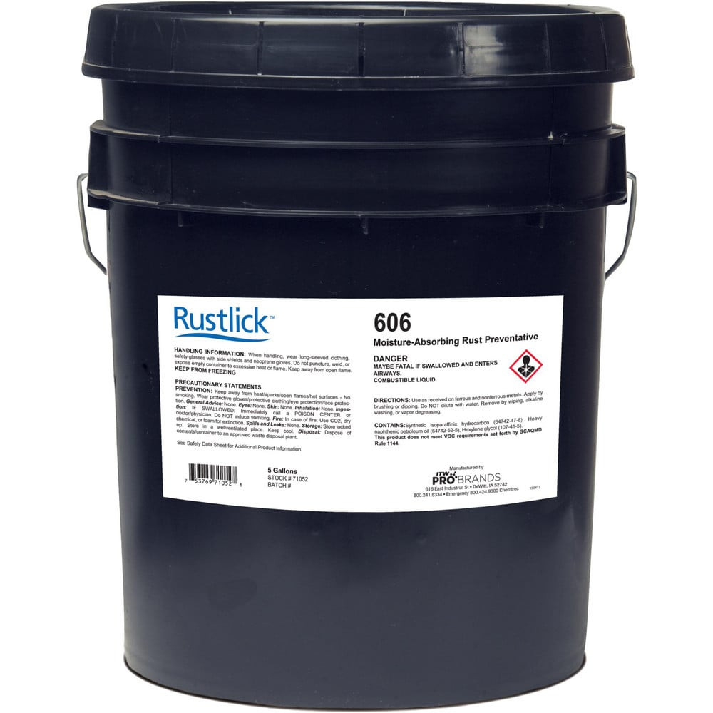 Rustlick 71052 Rust & Corrosion Inhibitor: 5 gal Pail