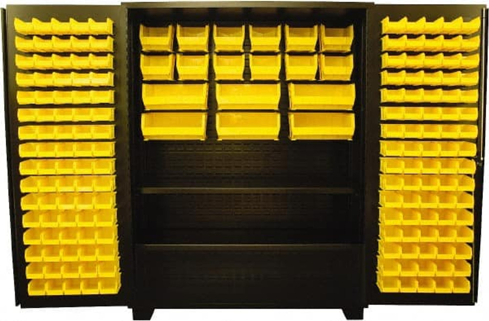 Jamco DX260-BL Bin Storage Cabinet: 60" Wide, 24" Deep, 78" High
