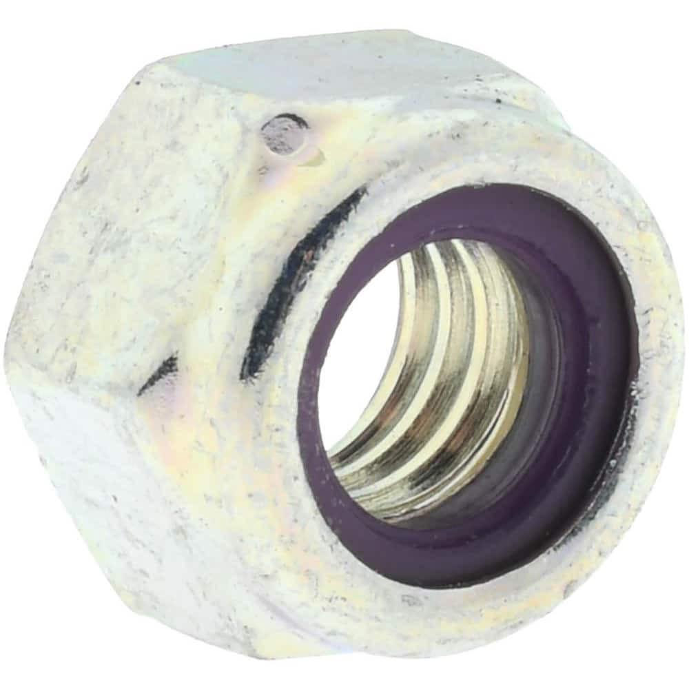 Value Collection R52001686 Hex Lock Nut: Insert, Nylon Insert, 5/16-18, Grade B Steel, Zinc-Plated