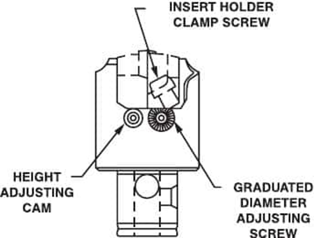 Parlec 4605-11 Boring Head Diameter Adjusting Screw