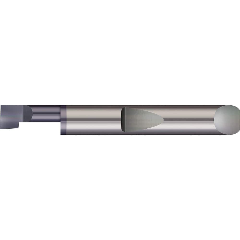 Micro 100 QBB-120250-000X Boring Bar: 0.12" Min Bore, 1/4" Max Depth, Right Hand Cut, Solid Carbide