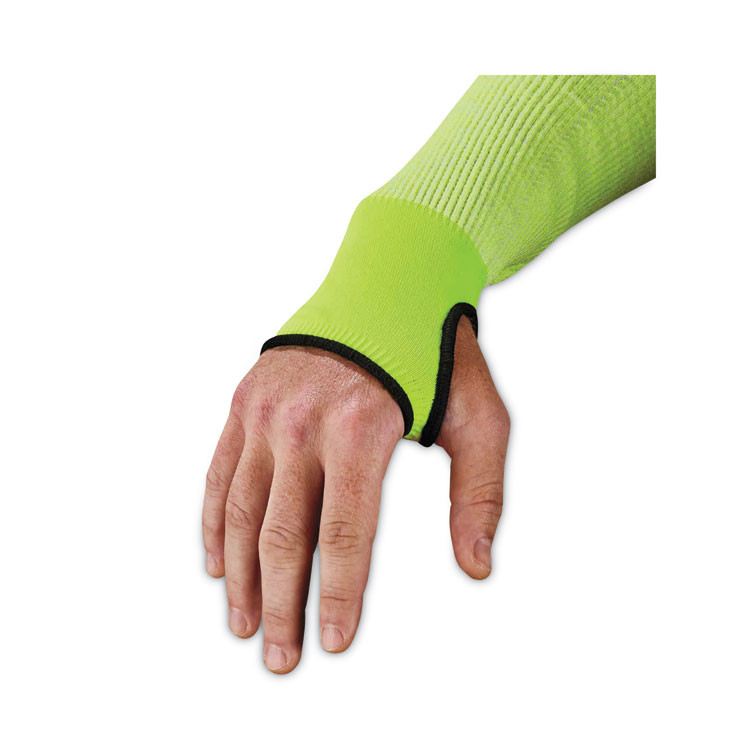 TENACIOUS HOLDINGS, INC. ergodyne® 17947 ProFlex 7941-PR CR Protective Arm Sleeve, 18", Lime, 144 Pairs/Carton