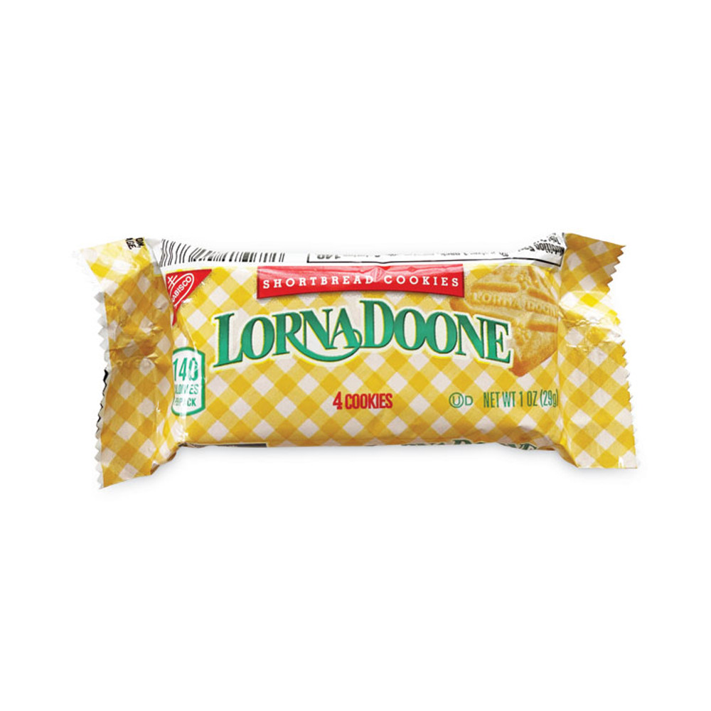 NABISCO FOOD GROUP 30400097 Lorna Doone Shortbread Cookies, 1 oz Packet, 120 Packets/Box, 4 Boxes/Carton