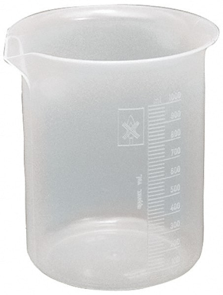 Dynalon Labware 222075-0100 100 ml Polypropylene Griffin-Style Beaker