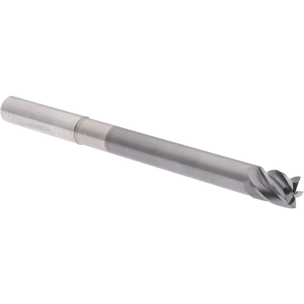 Accupro 6503292 Square End Mill:  0.5000" Dia, 0.625" LOC, 0.5" Shank Dia, 6" OAL, 5 Flutes, Solid Carbide