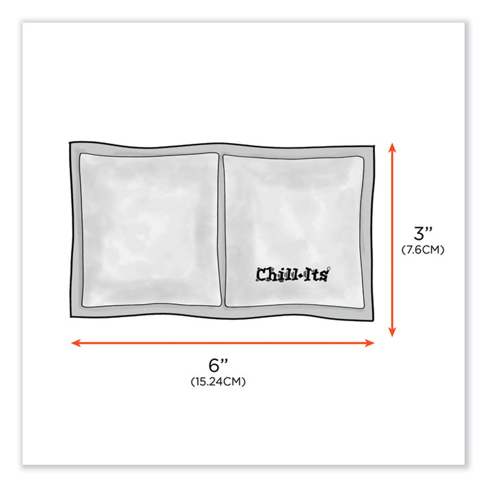 TENACIOUS HOLDINGS, INC. ergodyne® 12213 Chill-Its 6283 Rechargeable Phase Change Ice Pack, 3 x 6