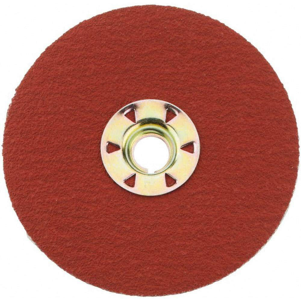 3M 7010362281 Fiber Disc:  4-1/2" Disc Dia,  80 Grit,  Ceramic