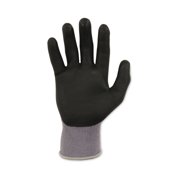 TENACIOUS HOLDINGS, INC. ergodyne® 10362 ProFlex 7000 Nitrile-Coated Gloves Microfoam Palm, EN388: 4121A, 9" Long, Small, Gray, 12 Pairs