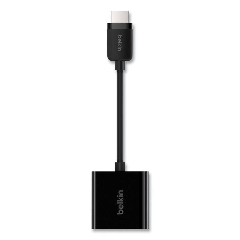 BELKIN COMPONENTS AV10170BT HDMI to VGA Adapter with Micro-USB Power, 9.8", Black
