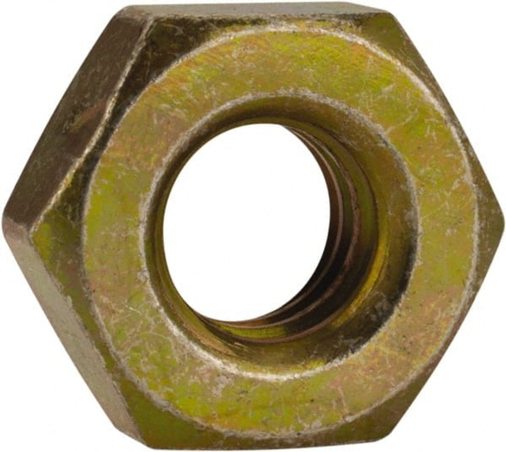 MSC MS35649-2252 Hex Nut: 1/4-20, Grade A Steel, Cadmium-Plated