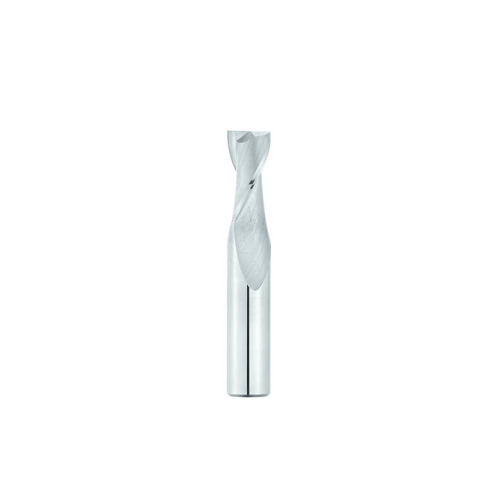 Niagara Cutter 17005063 Square End Mill: 1/8'' Dia, 1/2'' LOC, 1/8'' Shank Dia, 1-1/2'' OAL, 2 Flutes, Solid Carbide