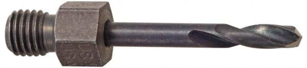 Hertel 08512014 Threaded Shank Drill Bit: #21, 135 ° Point, 1/4-28 Shank, High Speed Steel