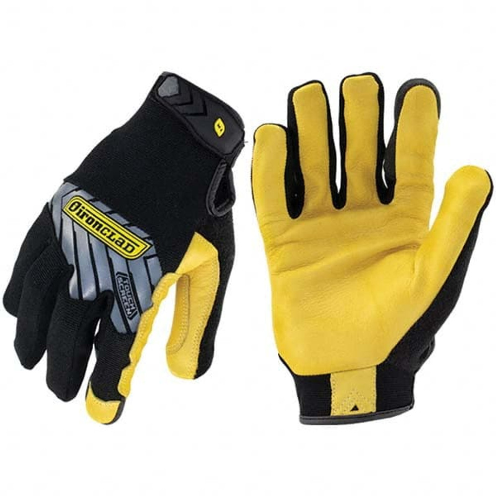 ironCLAD IEX-MPLG-02-S Cut-Resistant Gloves: Size Small, Goatskin Leather & Polyester Lined, Goatskin & Polyester