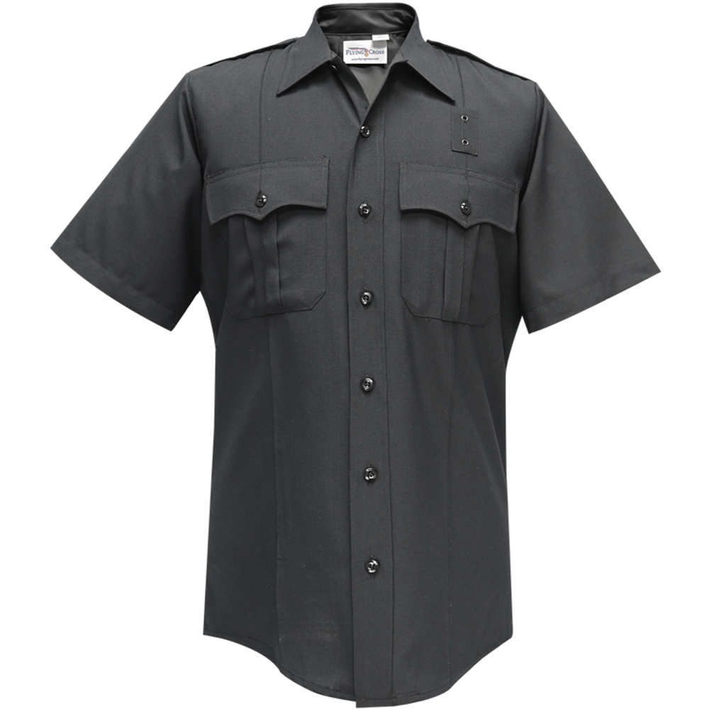 Flying Cross 55R84 10 15.5 N/A Justice Short Sleeve Shirt w/ Convertible Sport Collar