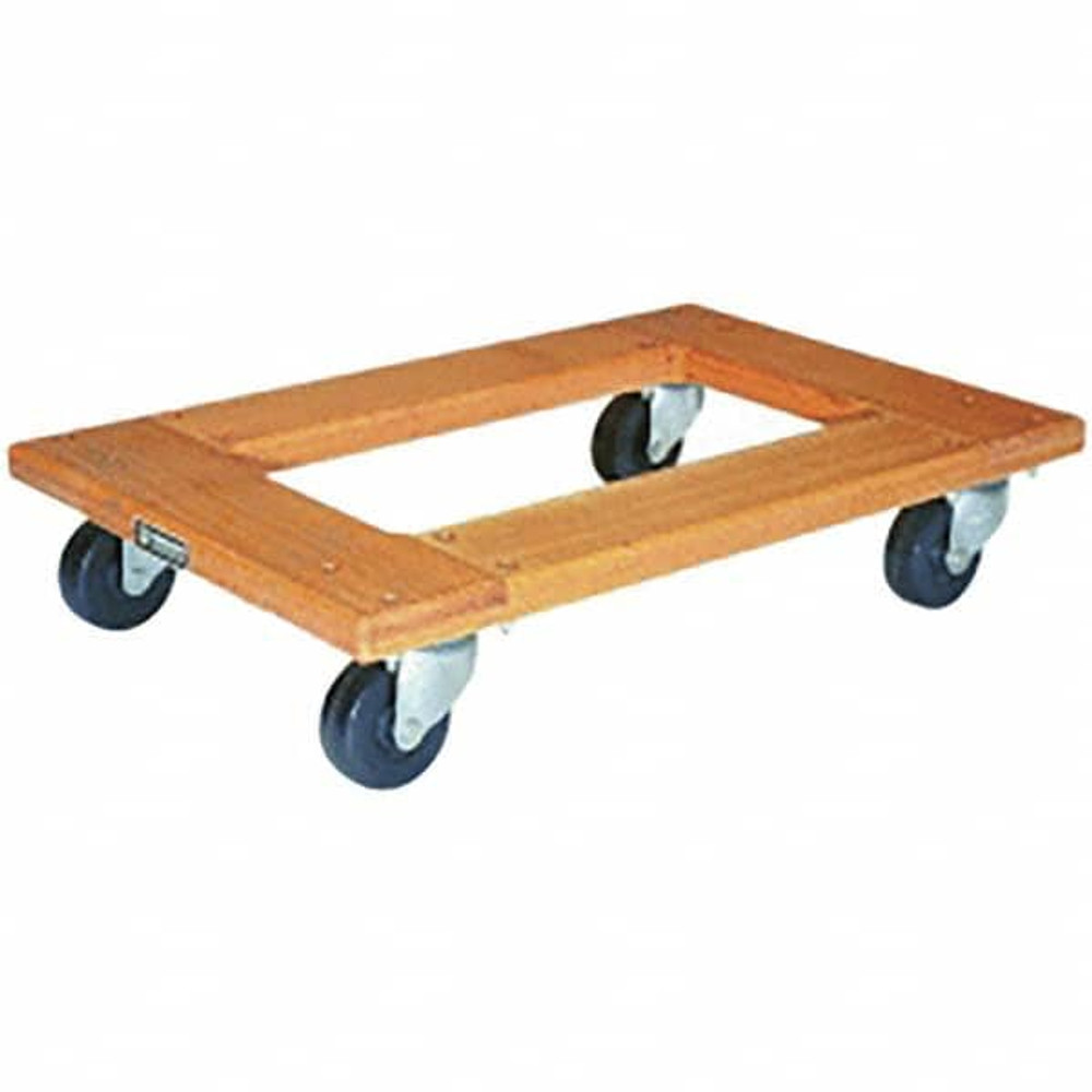 Hamilton DW243-E-1627 Open Frame Dolly: Hardwood Top