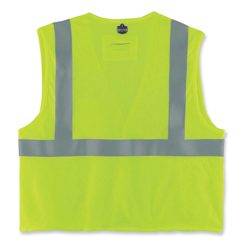 TENACIOUS HOLDINGS, INC. ergodyne® 21497 GloWear 8260FRHL Class 2 FR Safety Hook and Loop Vest, Modacrylic/Kevlar, 2X-Large/3X-Large, Lime
