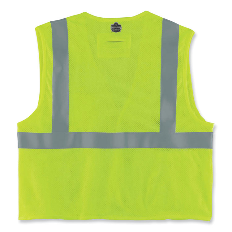 TENACIOUS HOLDINGS, INC. ergodyne® 21497 GloWear 8260FRHL Class 2 FR Safety Hook and Loop Vest, Modacrylic/Kevlar, 2X-Large/3X-Large, Lime