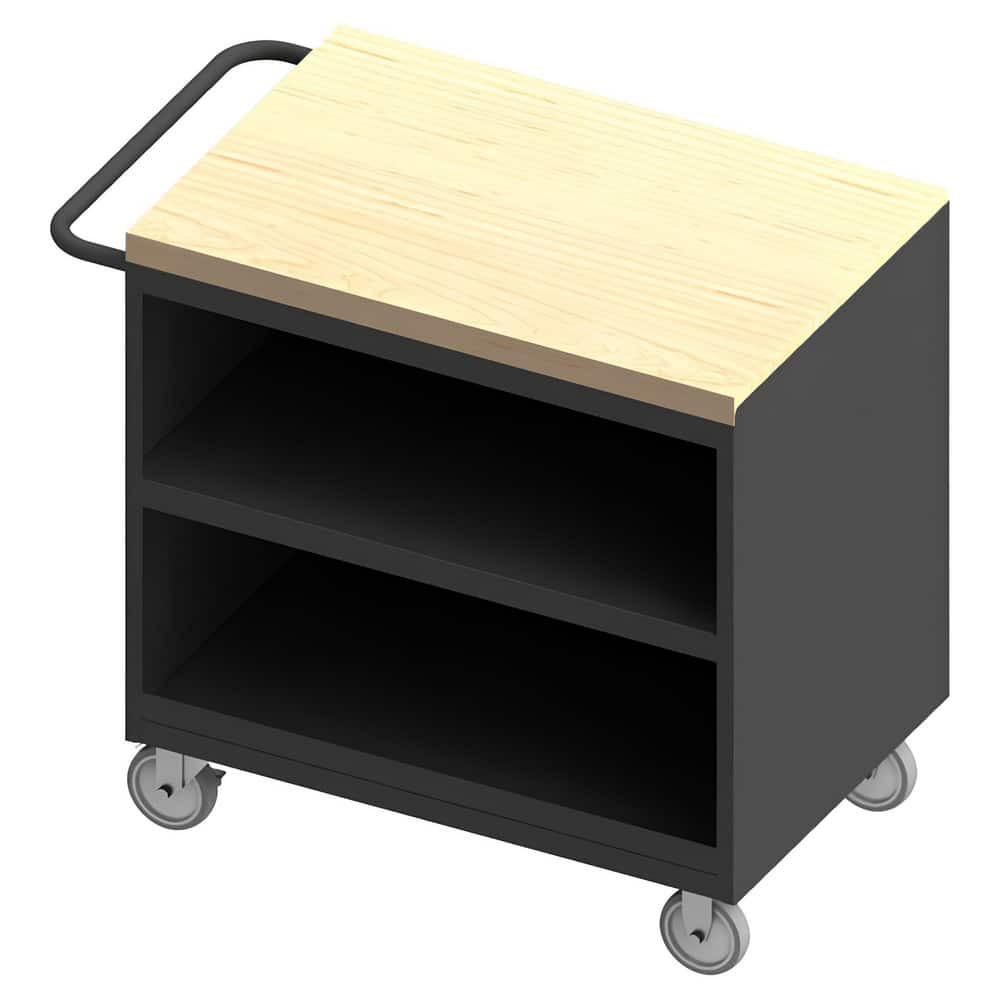 Durham 3111-MT-95 Mobile Work Centers; Center Type: Mobile Bench Cabinet ; Load Capacity: 1200 ; Depth (Inch): 42-1/8 ; Height (Inch): 37-1/8 ; Number Of Bins: 0 ; Color: Gray