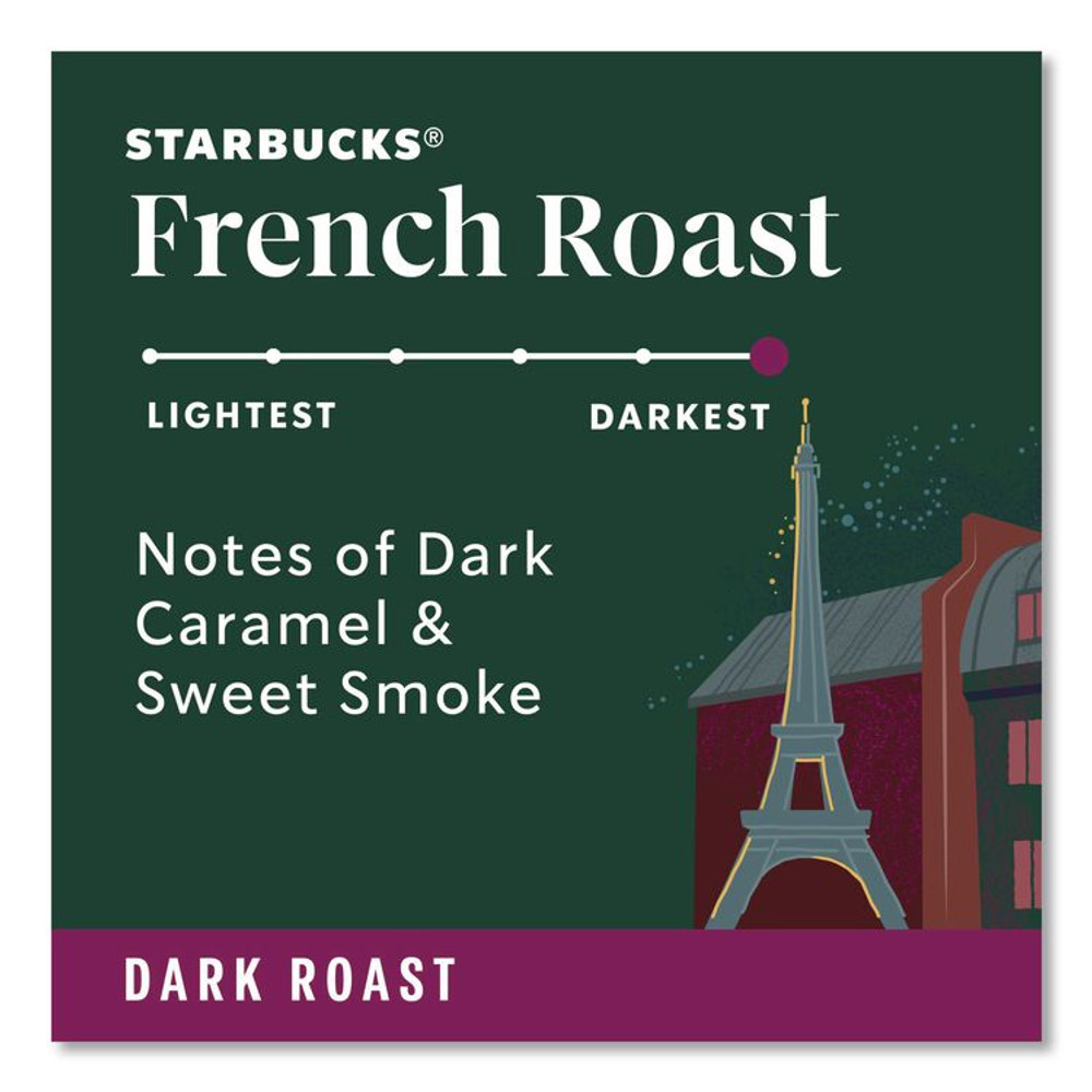 STARBUCKS COFFEE COMPANY 011111158 French Roast K-Cups, 24/Box