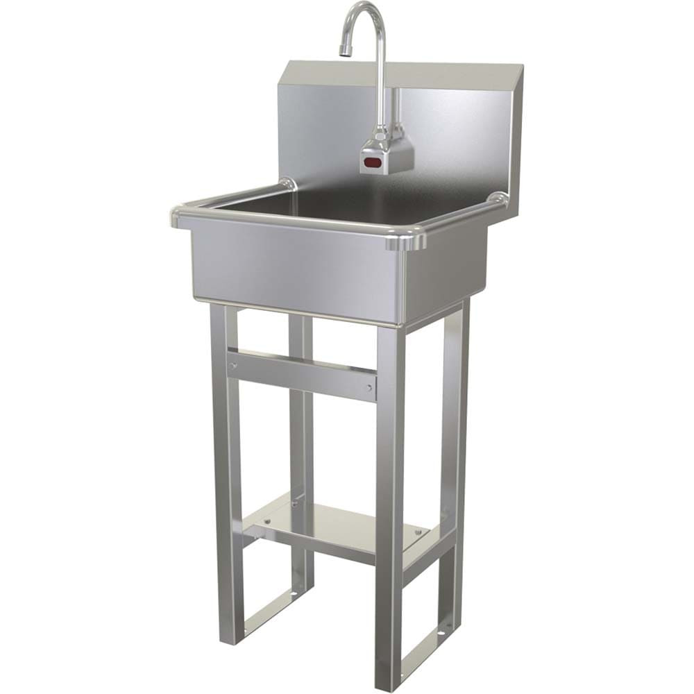 SANI-LAV 725A.5 Wash Sink: Floor Mount, 304 Stainless Steel