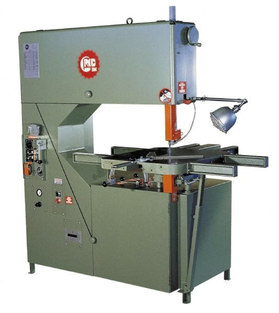 Grob Inc. 4V-36 460V Vertical Bandsaw: Variable Speed Pulley Drive, 12" Height Capacity
