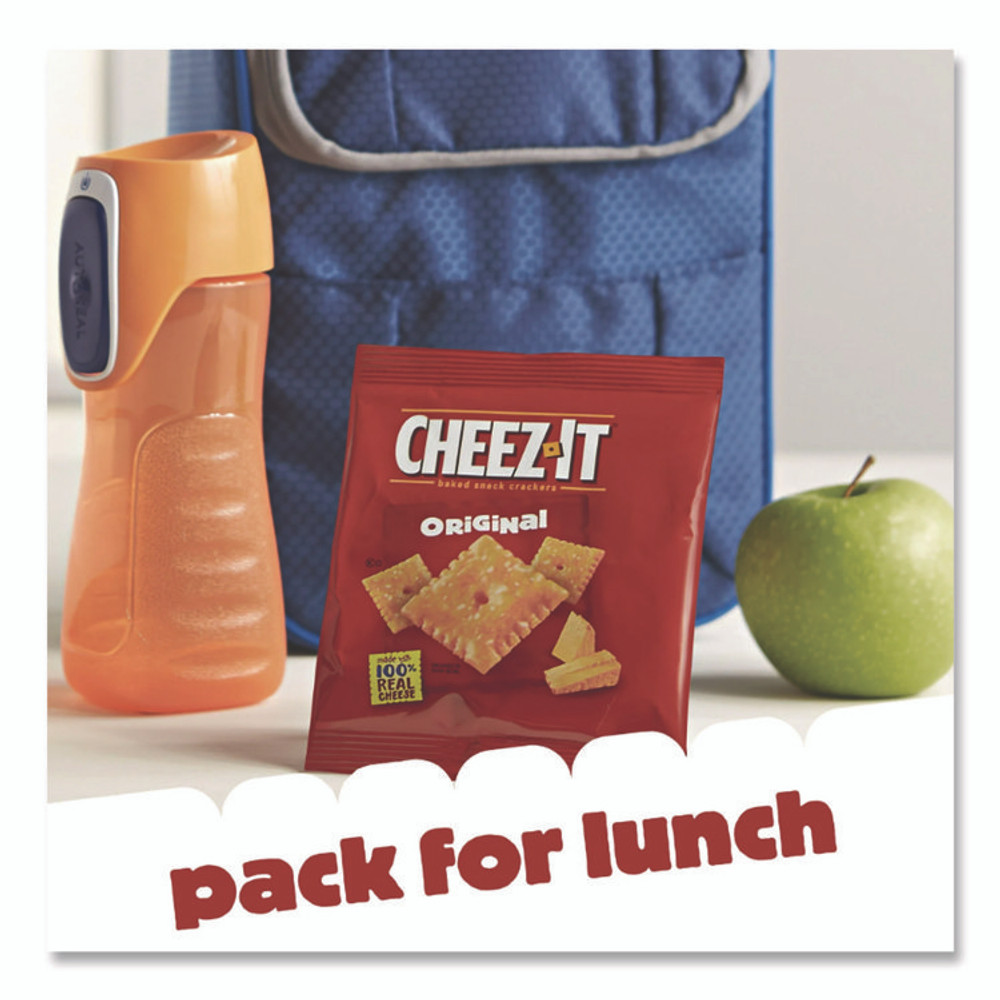 KELLOGG'S Sunshine® 12233 Cheez-It Crackers, 1.5 oz Single-Serving Snack Pack, 8/Box