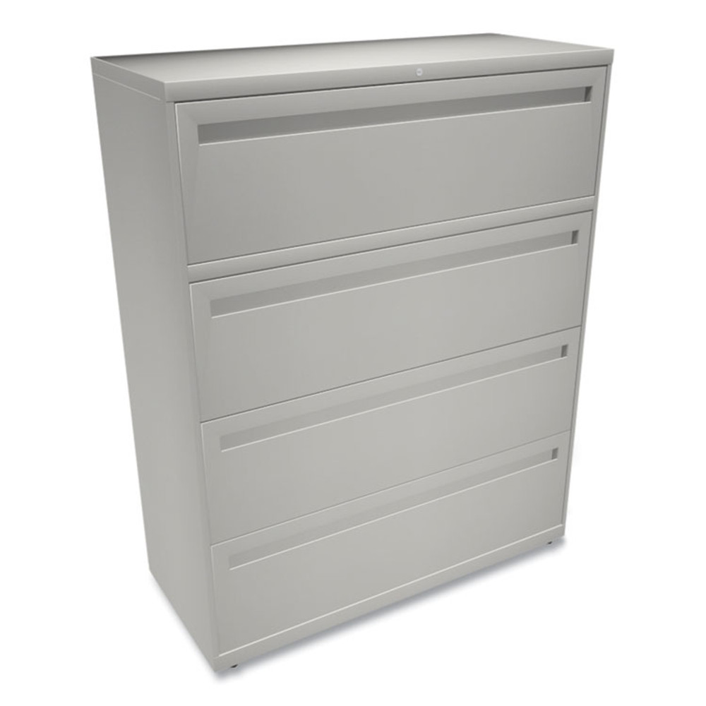 HON COMPANY 794LQ Brigade 700 Series Lateral File, 4 Legal/Letter-Size File Drawers, Light Gray, 42" x 18" x 52.5"