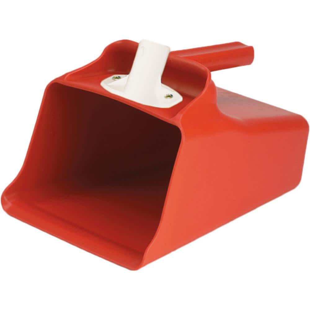 Remco 65524 128 oz Red Polypropylene Flat Bottom Scoop