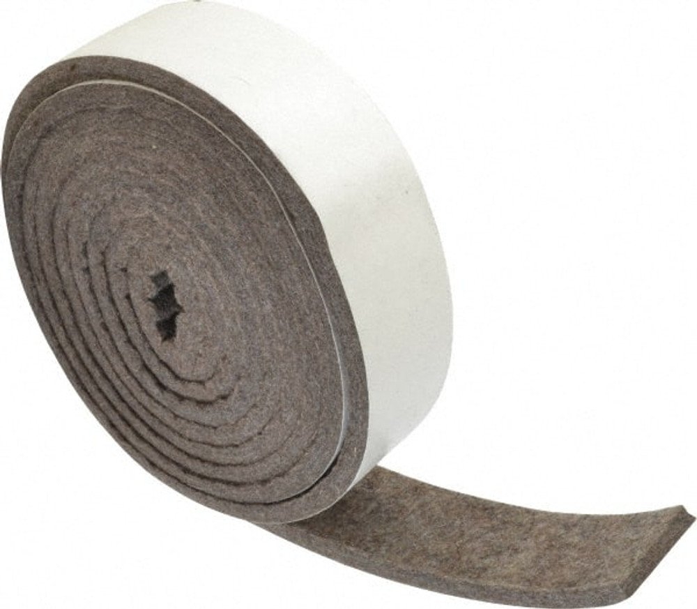 MSC 1/4X1.5X10'AF7 1/4 Inch Thick x 1-1/2 Inch Wide x 10 Ft. Long, Felt Stripping