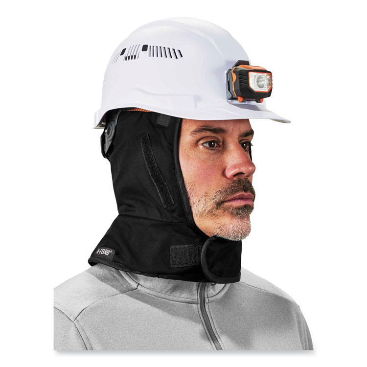 TENACIOUS HOLDINGS, INC. ergodyne® 16862 N-Ferno 6862 2-Layer FR Shoulder Winter Liner, Cotton/Fleece/Modacrylic, One Size Fits Most, Black