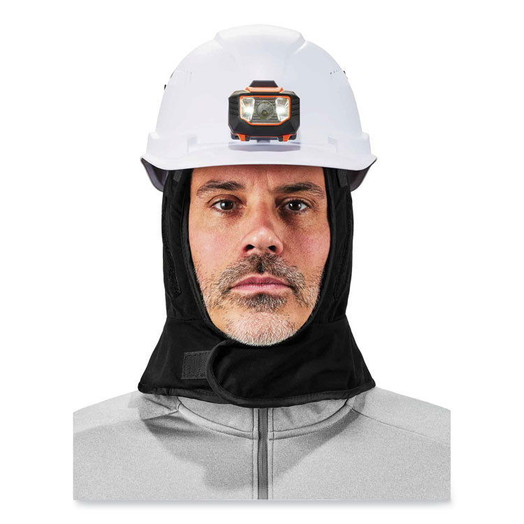 TENACIOUS HOLDINGS, INC. ergodyne® 16862 N-Ferno 6862 2-Layer FR Shoulder Winter Liner, Cotton/Fleece/Modacrylic, One Size Fits Most, Black