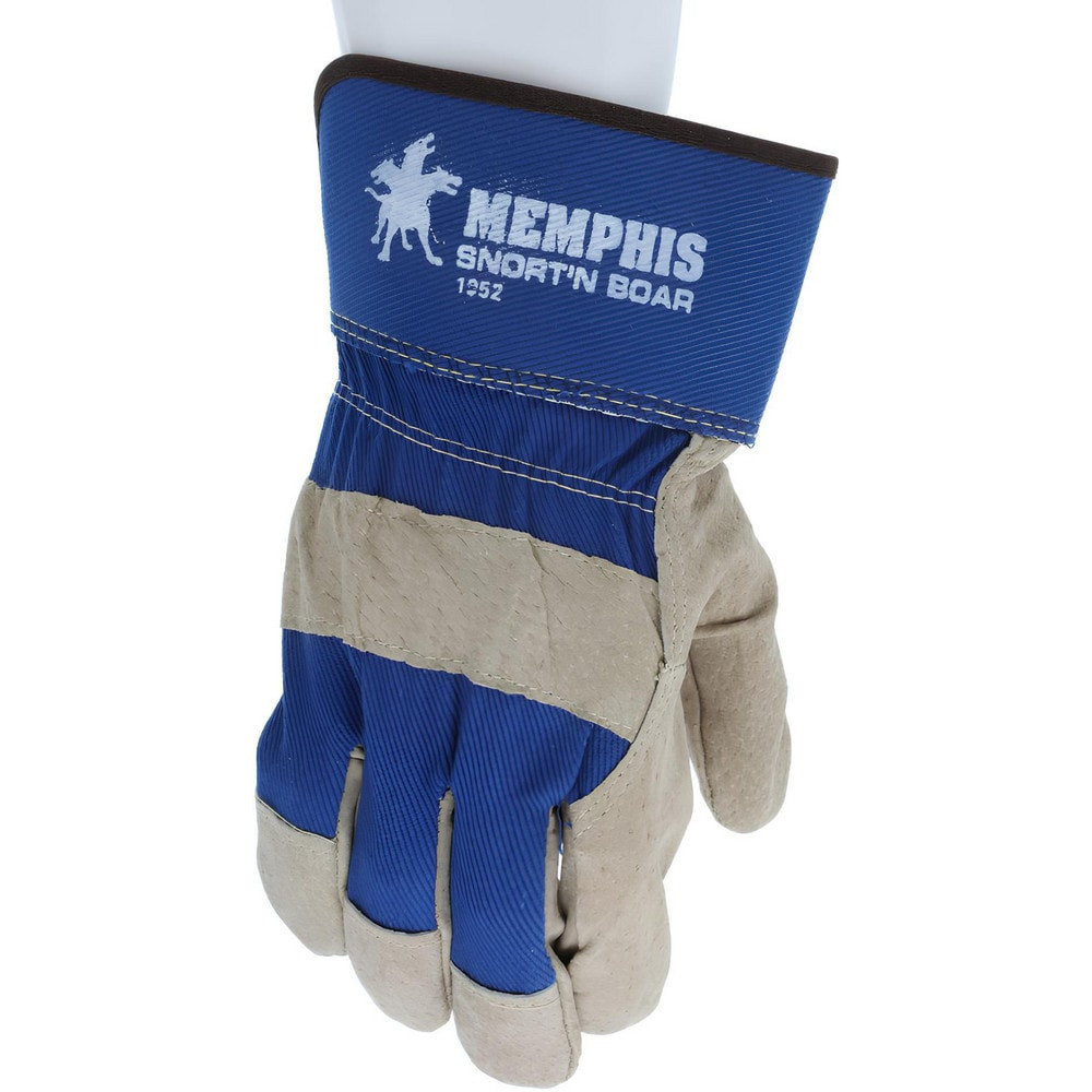 MCR Safety 1952L Gloves: Size L, Pigskin