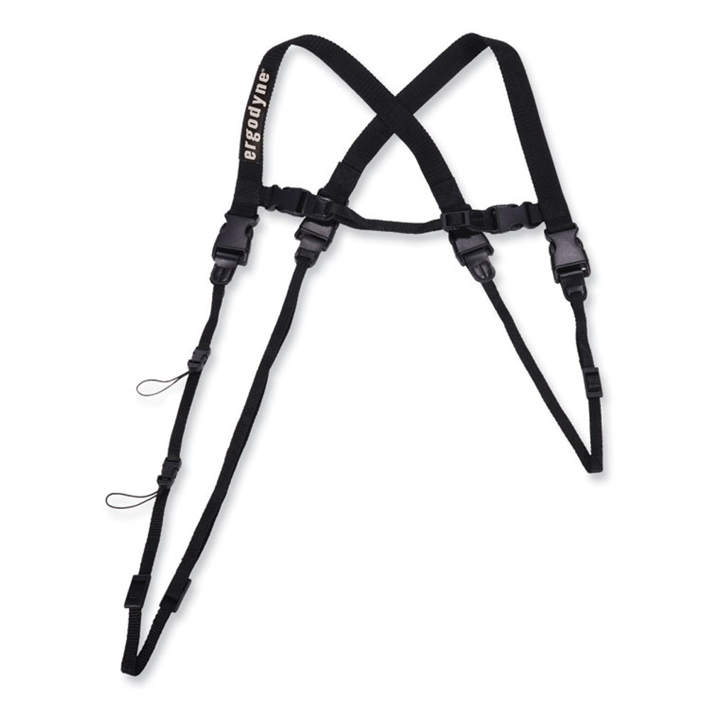 TENACIOUS HOLDINGS, INC. ergodyne® 19163 Squids 3132 Barcode Scanner Lanyard Harness, Small: 13" Arm Strap, 32" Long Lanyard Strap, Black