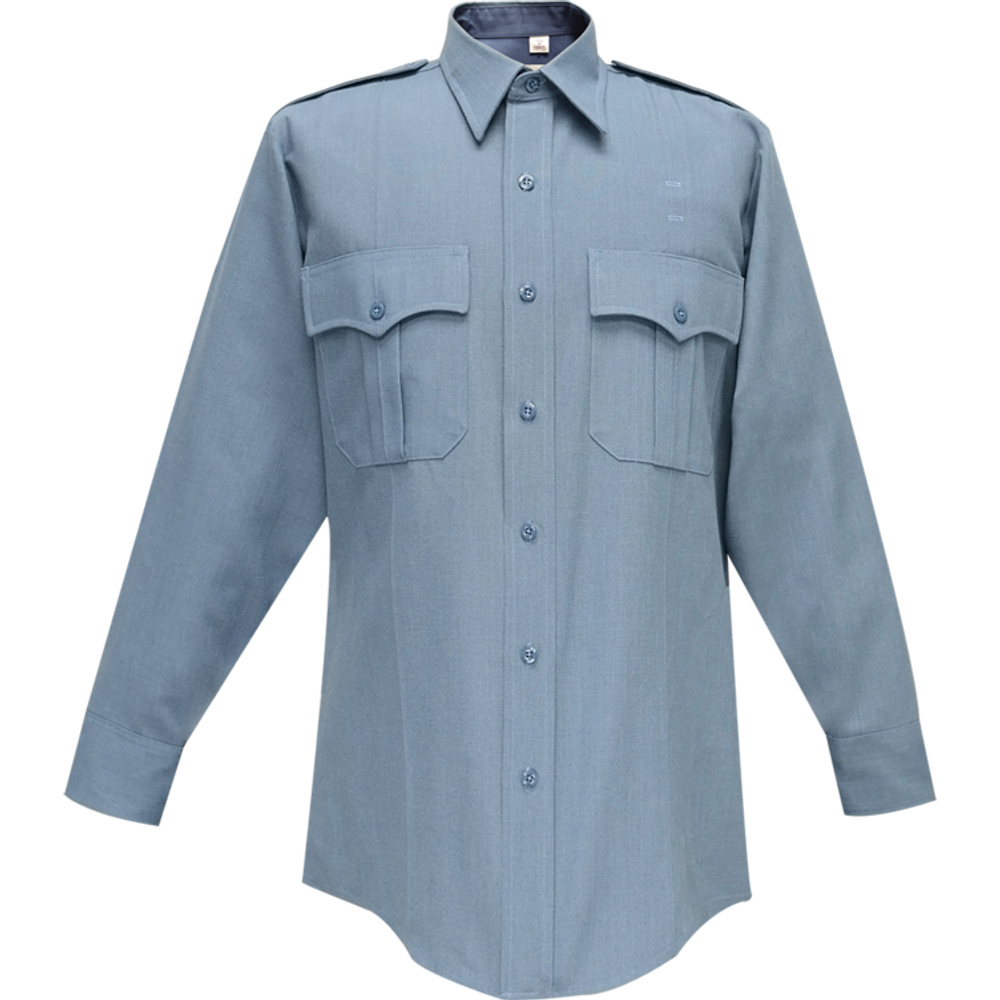 Flying Cross 45W66 26 21.0/21.5 38/39 Deluxe Tropical Long Sleeve Shirt w/ Pleated Pockets