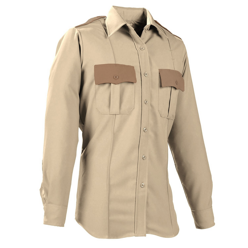 Elbeco 4901D-54 DutyMaxx FLS Tan w/Brown Trim