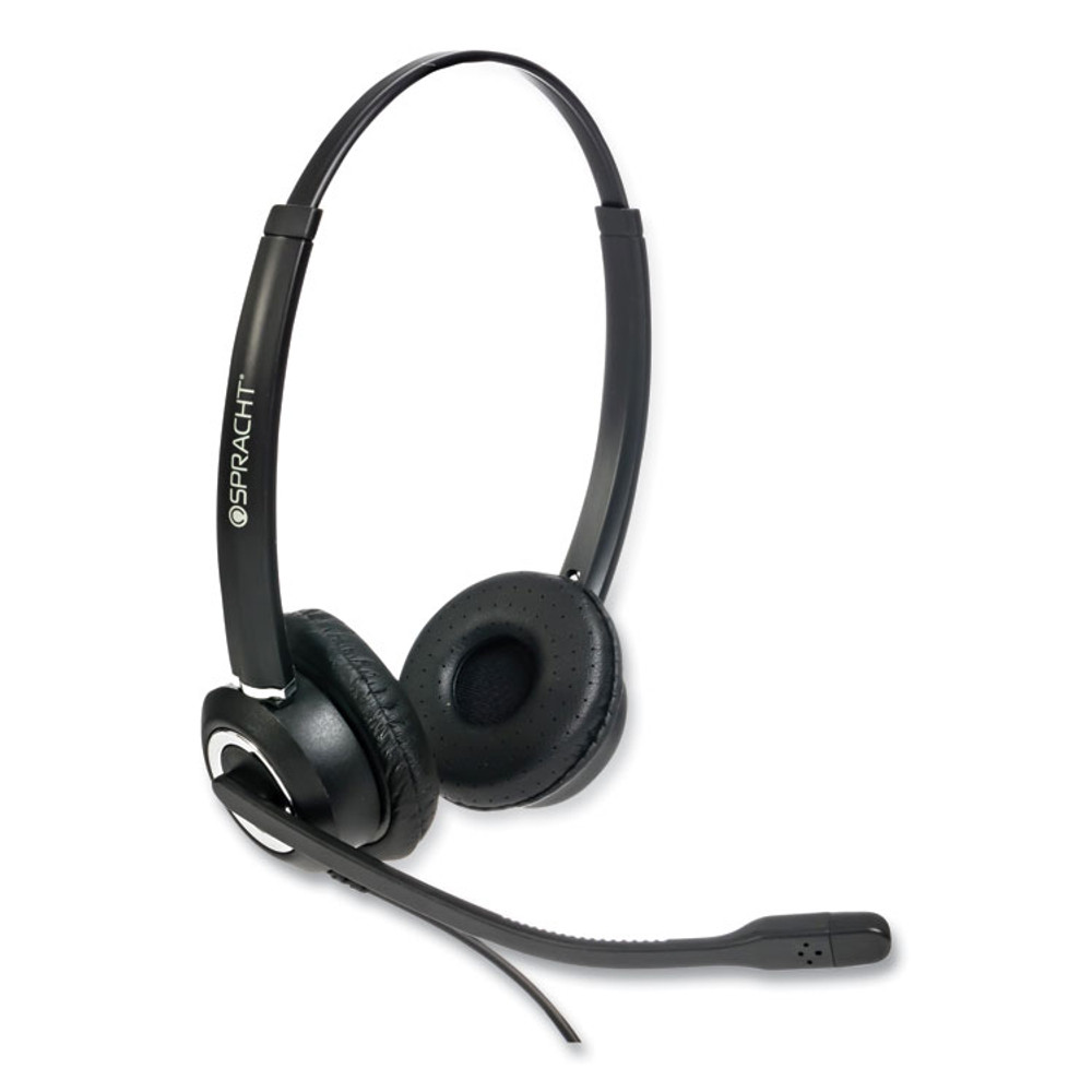 SPRACHT ZUMRJ9B ZuM ZuMRJ9B Binaural Over The Head Headset, Black