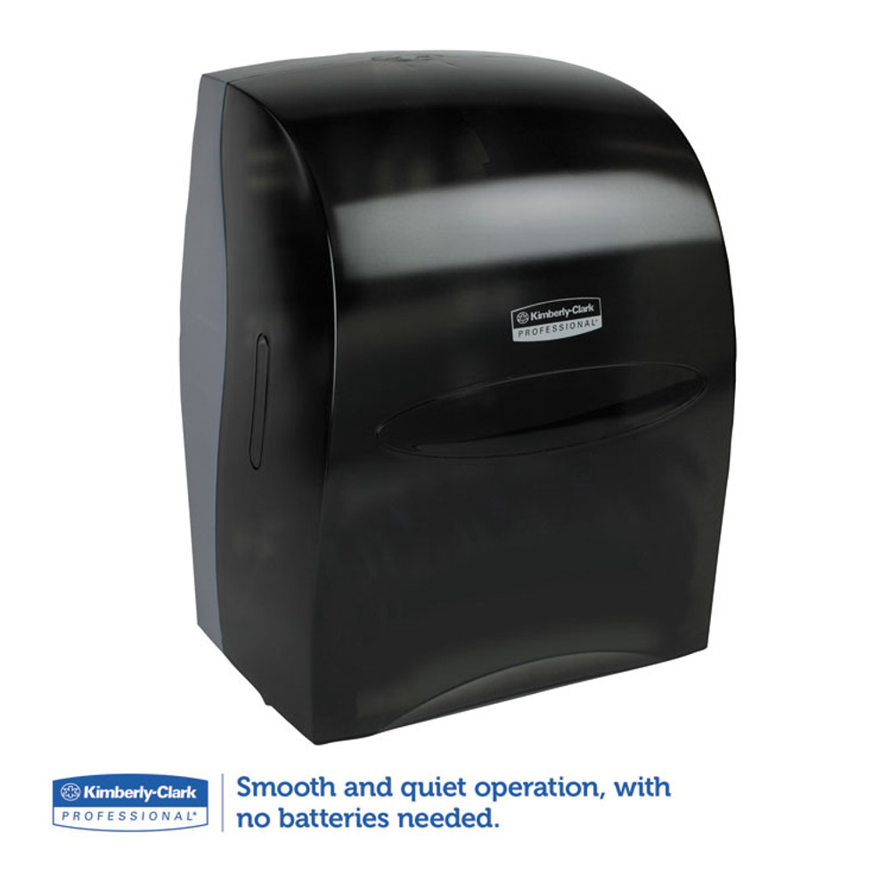 KIMBERLY CLARK Kimberly-Clark Professional* 09996 Sanitouch Hard Roll Towel Dispenser, 12.63 x 10.2 x 16.13, Smoke