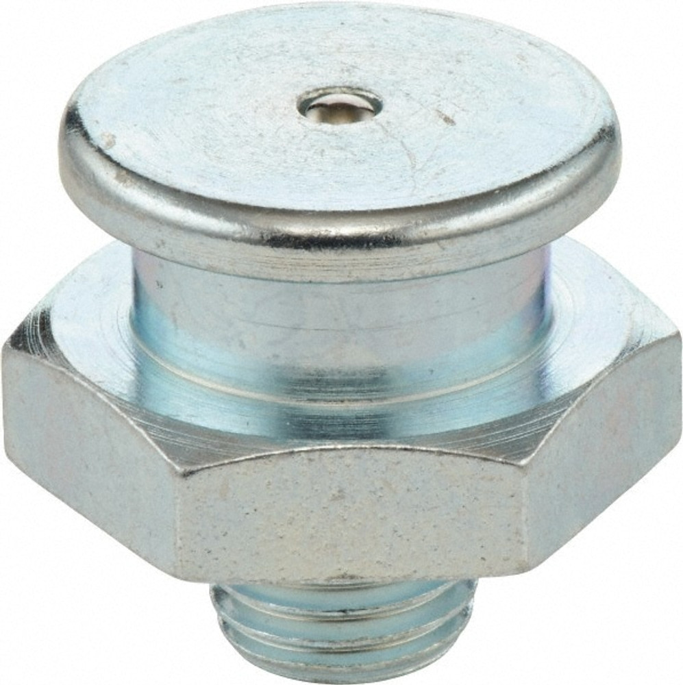 Umeta 4101762 Button-Head Grease Fitting: 1/4-19 BSPP