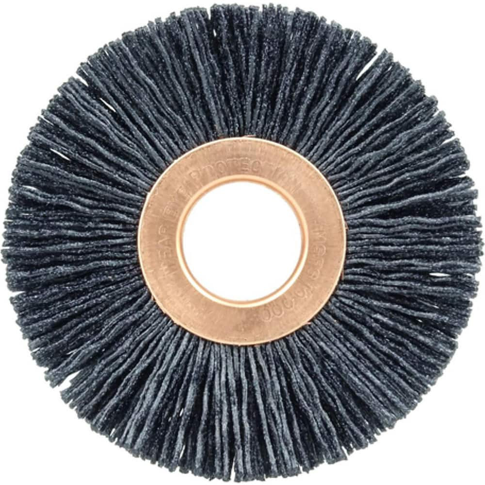 Weiler 17556 Wheel Brush: 2-1/2" Wheel Dia, Crimped